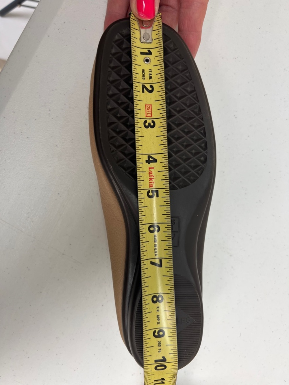 AEROSOLES Women's Tan Croc-Detail Leather Upper Loafers with Bow Size 9B - Picture 16 of 17